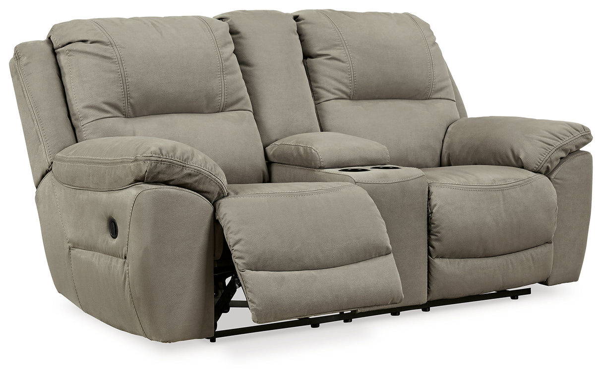 Next-Gen Gaucho Sofa, Loveseat and Recliner in Putty - PKG013086