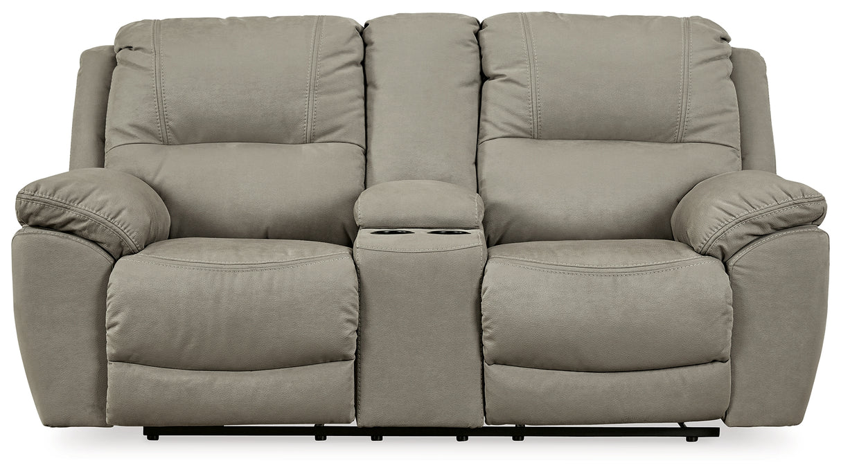 Next-Gen Gaucho Sofa, Loveseat and Recliner in Putty - PKG013088