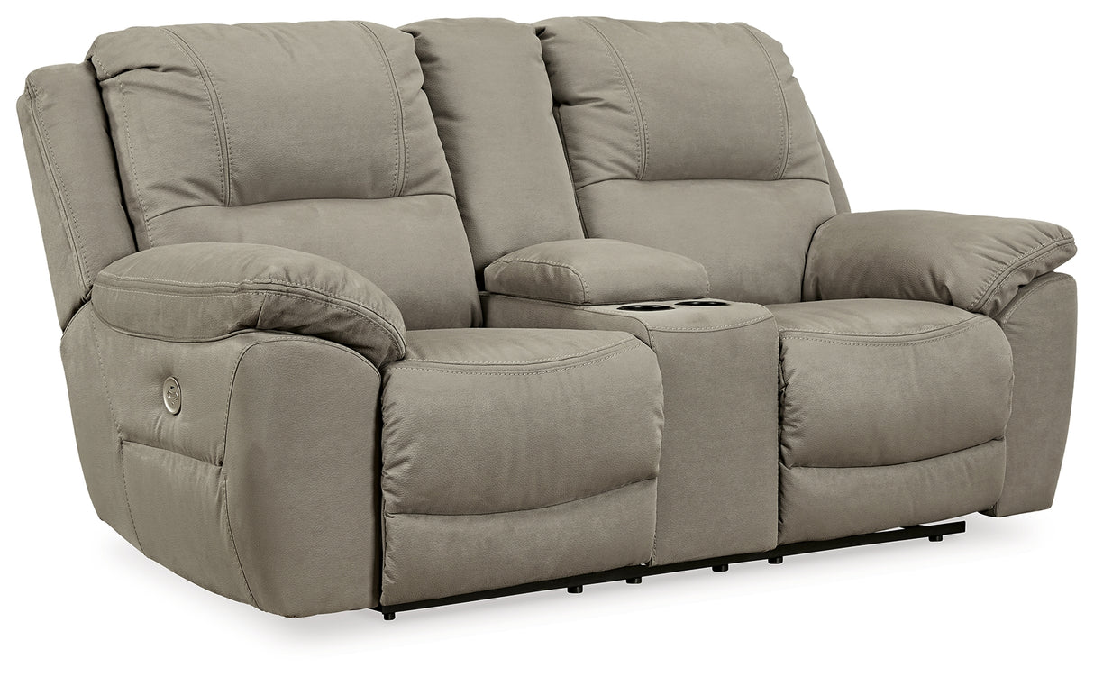 Next-Gen Gaucho Sofa, Loveseat and Recliner in Putty - PKG013088