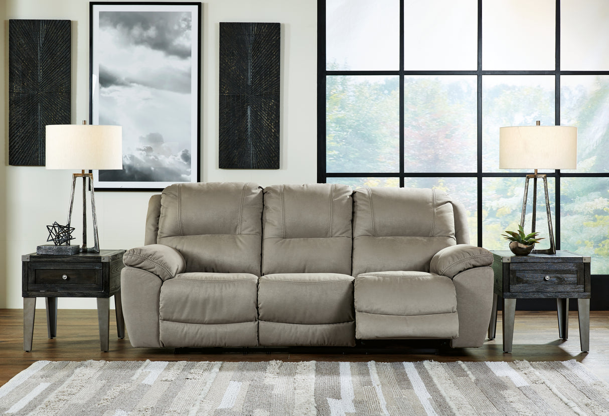 Next-Gen Gaucho Sofa, Loveseat and Recliner in Putty - PKG013088