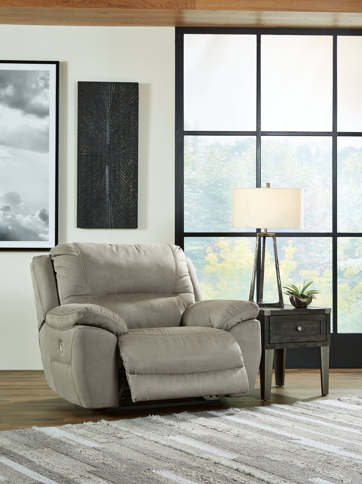 Next-Gen Gaucho Sofa, Loveseat and Recliner in Putty - PKG013088