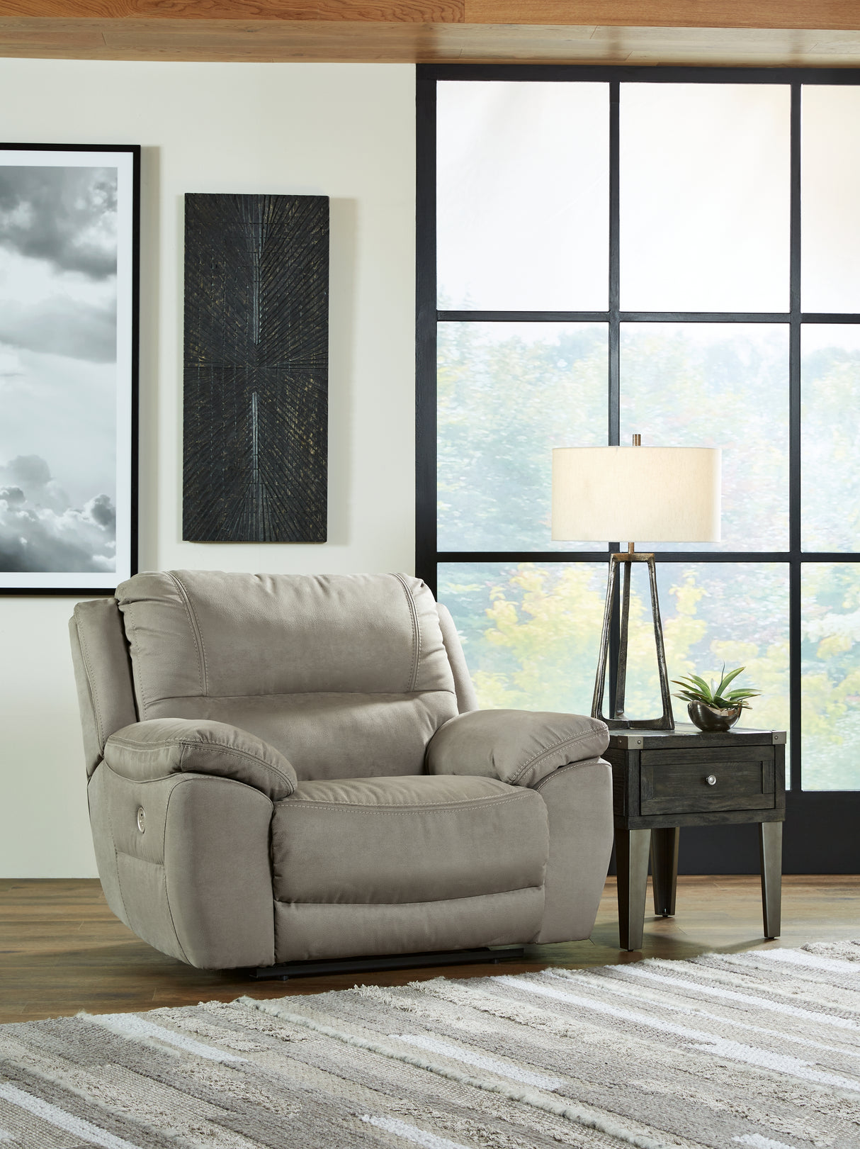 Next-Gen Gaucho Sofa, Loveseat and Recliner in Putty - PKG013088