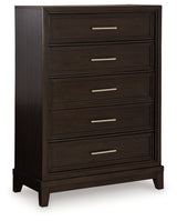 Neymorton Dark Grayish Brown Chest of Drawers from Ashley - Luna Furniture