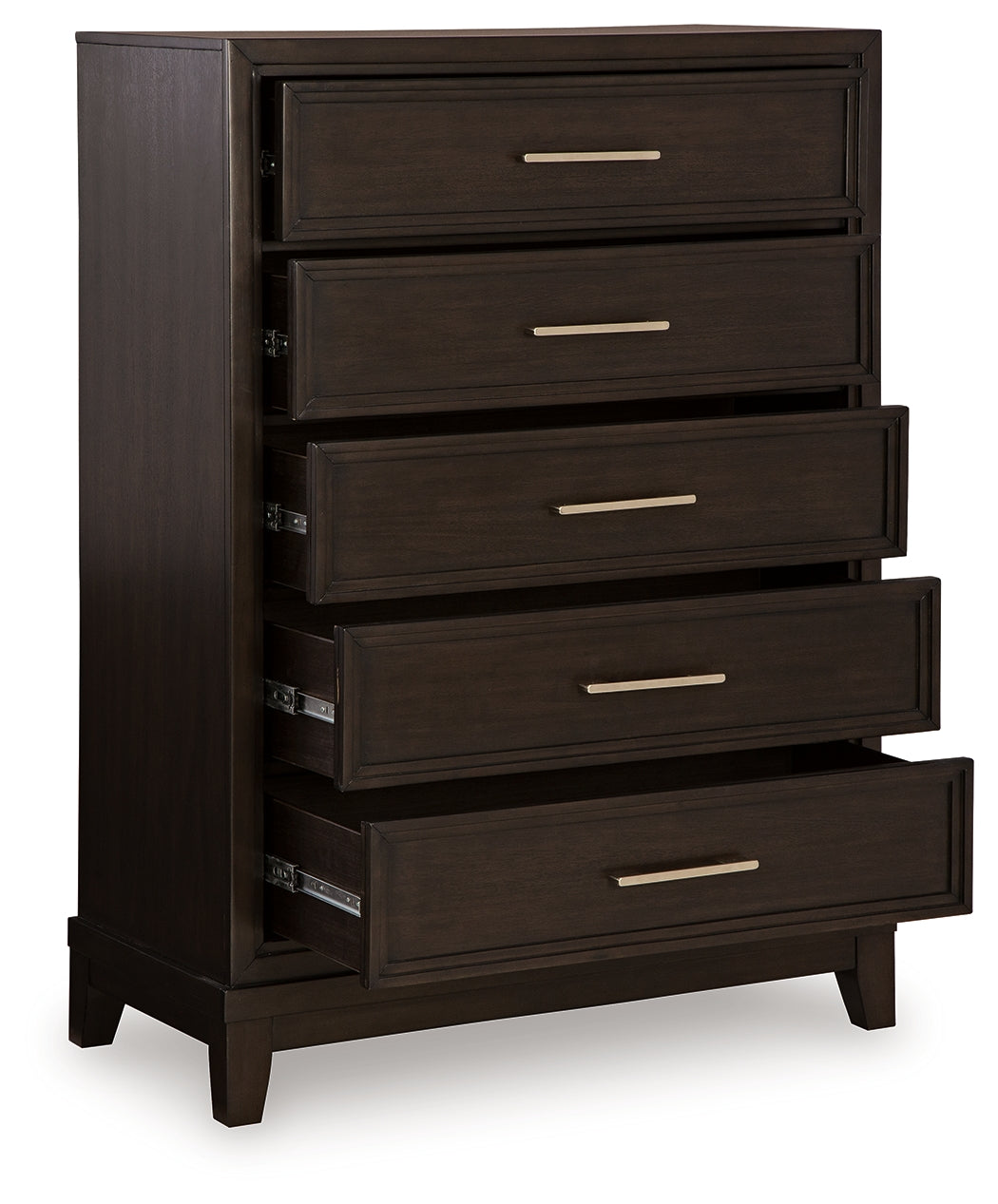 Neymorton Dark Grayish Brown Chest of Drawers from Ashley - Luna Furniture