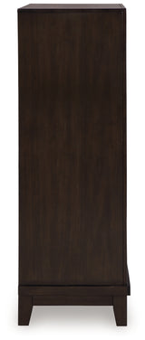 Neymorton Dark Grayish Brown Chest of Drawers from Ashley - Luna Furniture