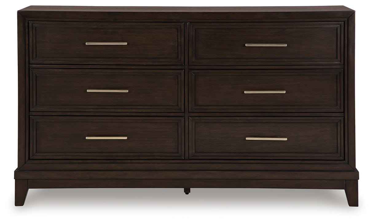 Neymorton Dark Grayish Brown Dresser from Ashley - Luna Furniture