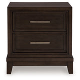 Neymorton Dark Grayish Brown Nightstand from Ashley - Luna Furniture