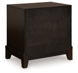 Neymorton Dark Grayish Brown Nightstand from Ashley - Luna Furniture