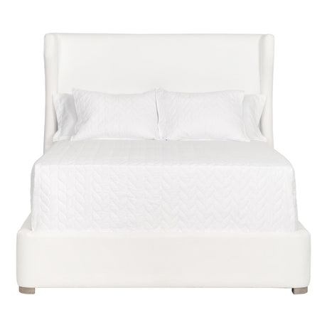 Balboa Standard King Bed in Livesmart Peyton-Pearl, Natural Gray Oak - 7128-3.LPPRL/NG