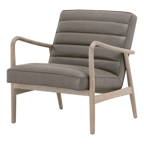 Tahoe Club Chair in Contract Ore Gray Synthetic, Natural Gray Oak - 6658.OGRY/NG
