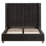 Chandler Standard King Bed in Dark Dove Velvet, Natural Gray Oak - 7127-3.DDOV/NG