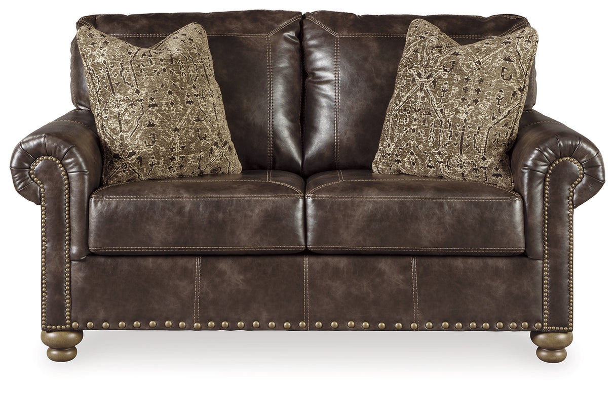 Nicorvo Sofa and Loveseat in Coffee - PKG001766