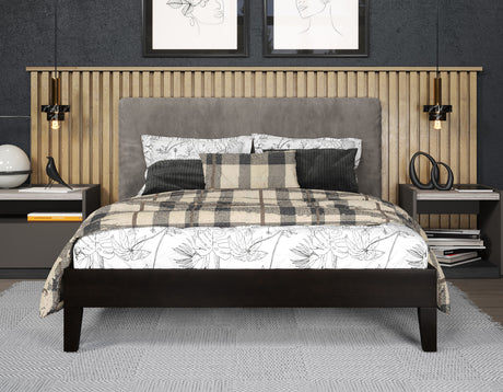 Nix Full Platform Bed, Black from Steve Silver - Luna Furniture