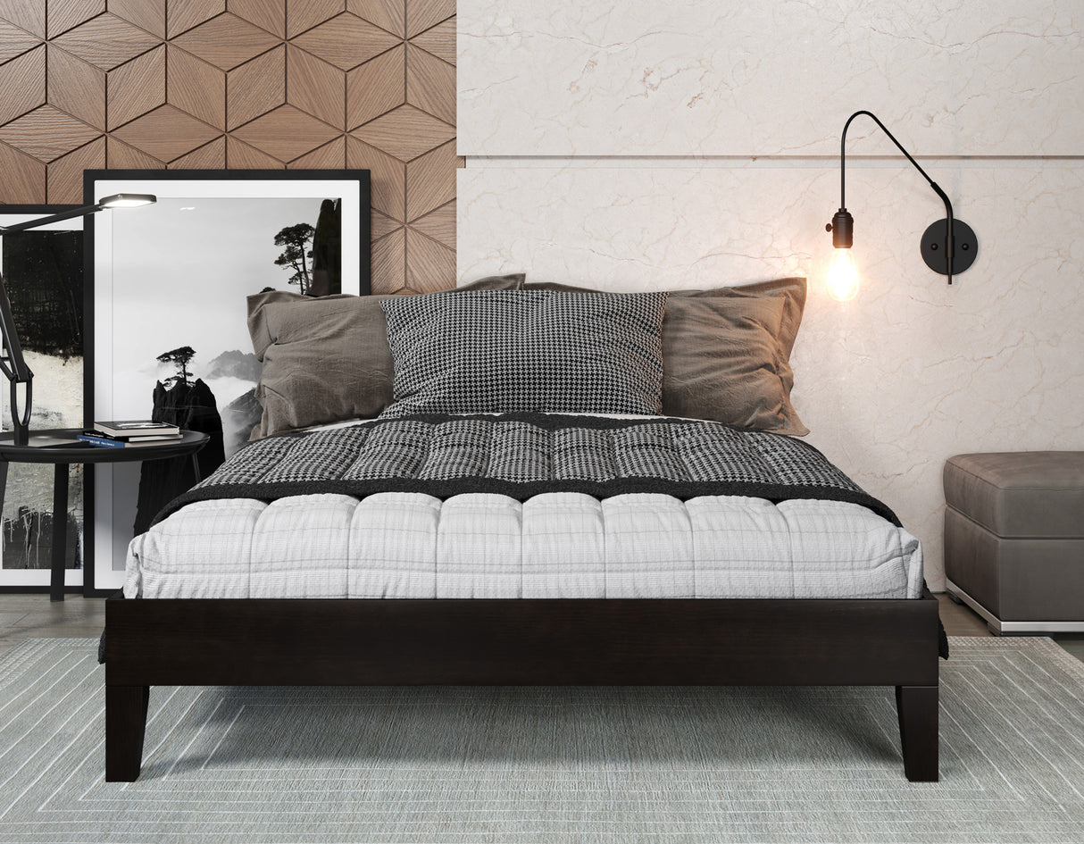 Nix Full Platform Bed, Black from Steve Silver - Luna Furniture