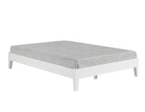 Nix Full Platform Bed, White from Steve Silver - Luna Furniture