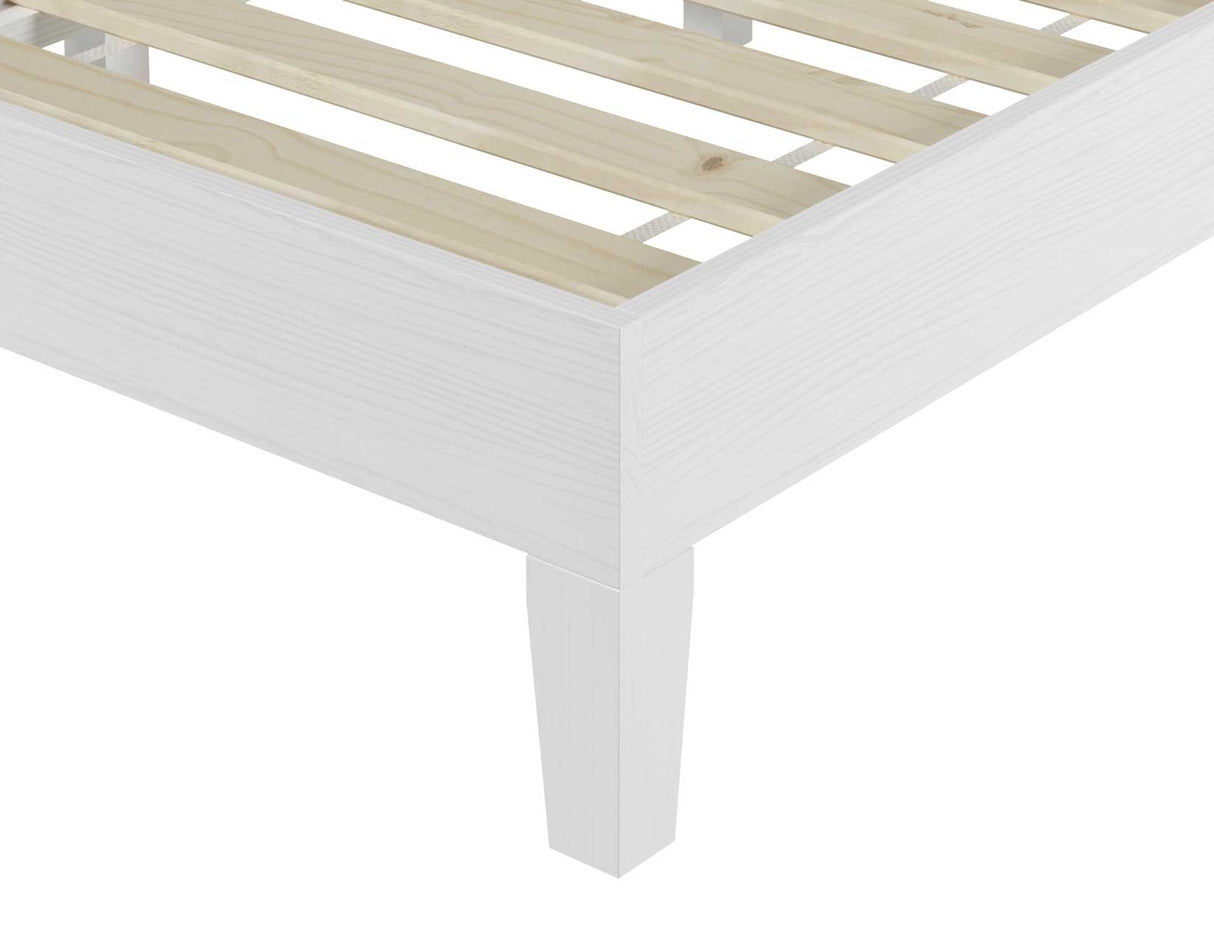 Nix Full Platform Bed, White from Steve Silver - Luna Furniture