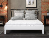 Nix Full Platform Bed, White from Steve Silver - Luna Furniture