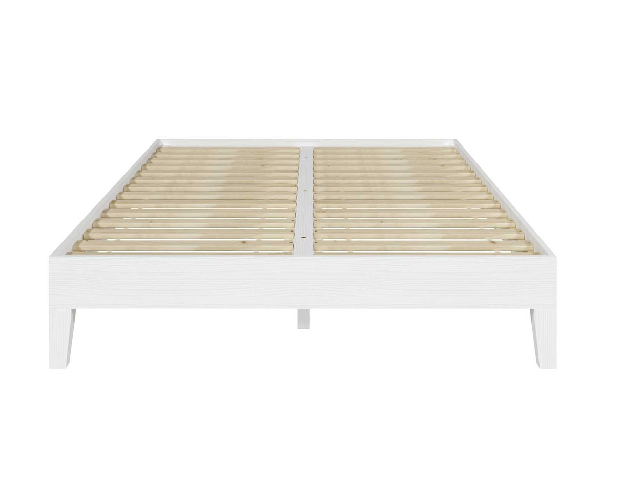 Nix Full Platform Bed, White from Steve Silver - Luna Furniture