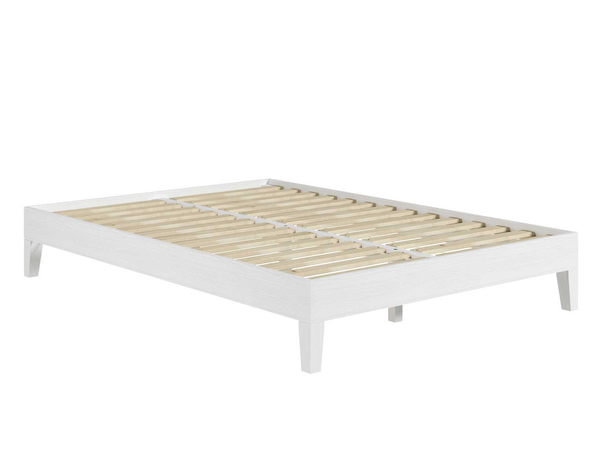 Nix Full Platform Bed, White from Steve Silver - Luna Furniture