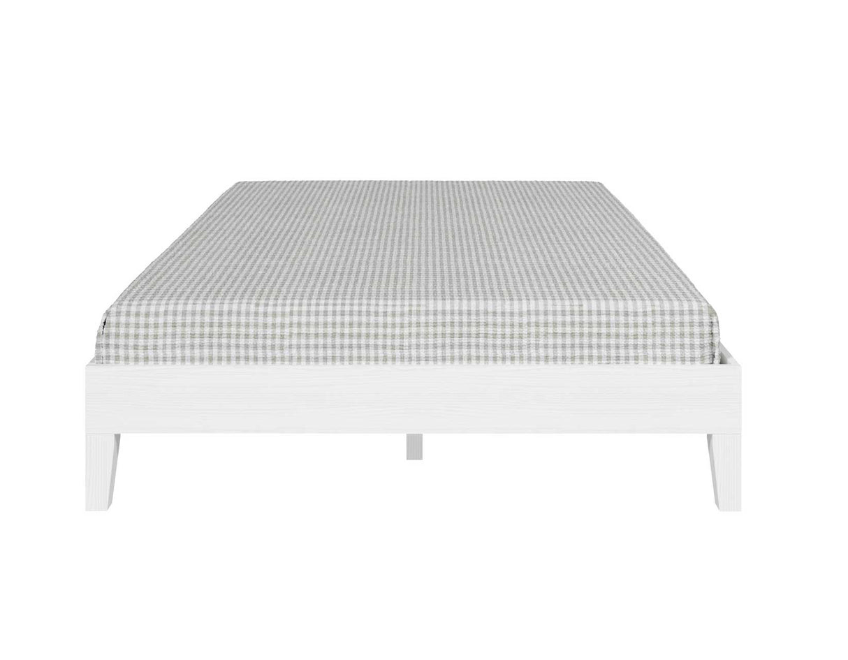 Nix Full Platform Bed, White from Steve Silver - Luna Furniture