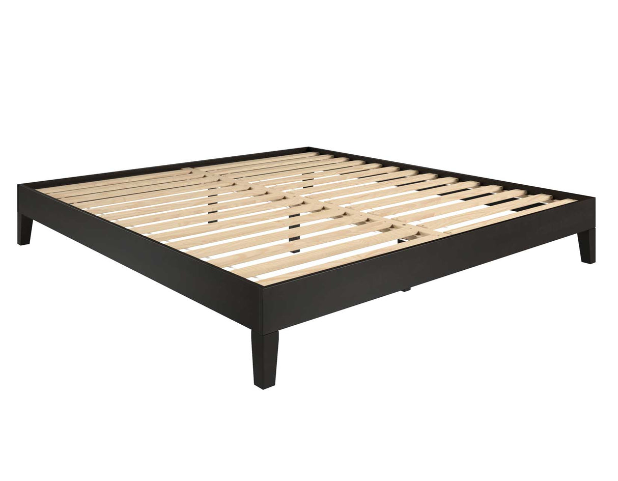 Nix King Platform Bed, Black from Steve Silver - Luna Furniture