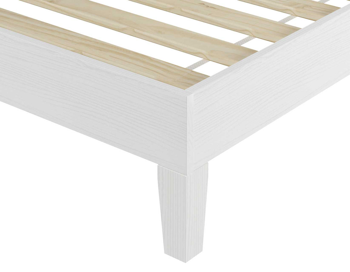 Nix King Platform Bed, White from Steve Silver - Luna Furniture