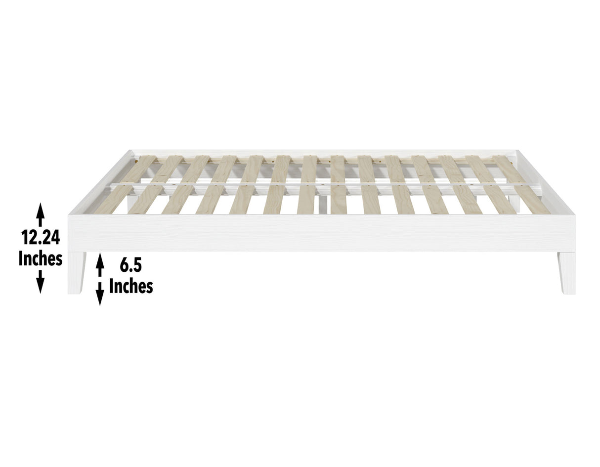 Nix King Platform Bed, White from Steve Silver - Luna Furniture