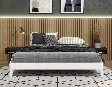 Nix King Platform Bed, White from Steve Silver - Luna Furniture