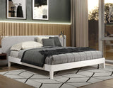 Nix King Platform Bed, White from Steve Silver - Luna Furniture