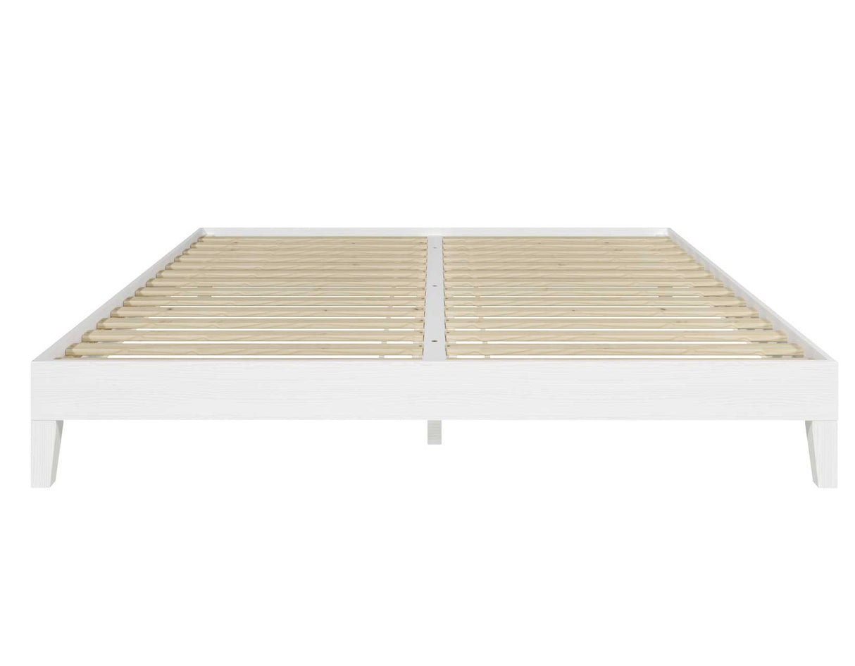 Nix King Platform Bed, White from Steve Silver - Luna Furniture