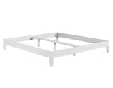 Nix King Platform Bed, White from Steve Silver - Luna Furniture