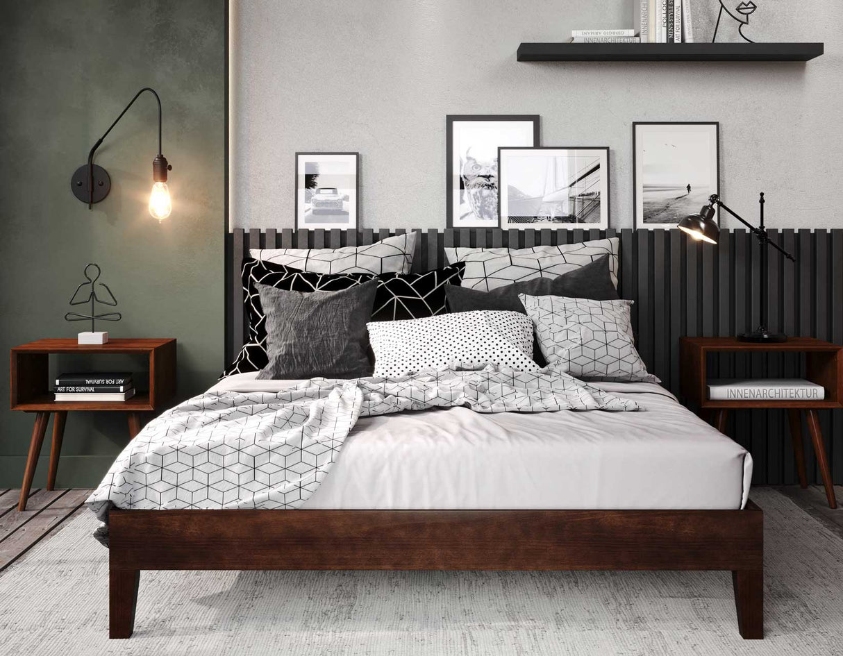 Nix Queen Platform Bed, Natural from Steve Silver - Luna Furniture