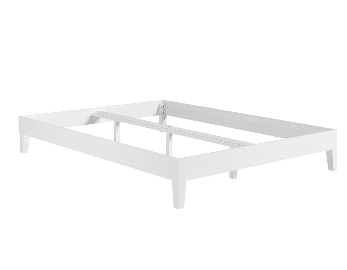 Nix Queen Platform Bed, White from Steve Silver - Luna Furniture