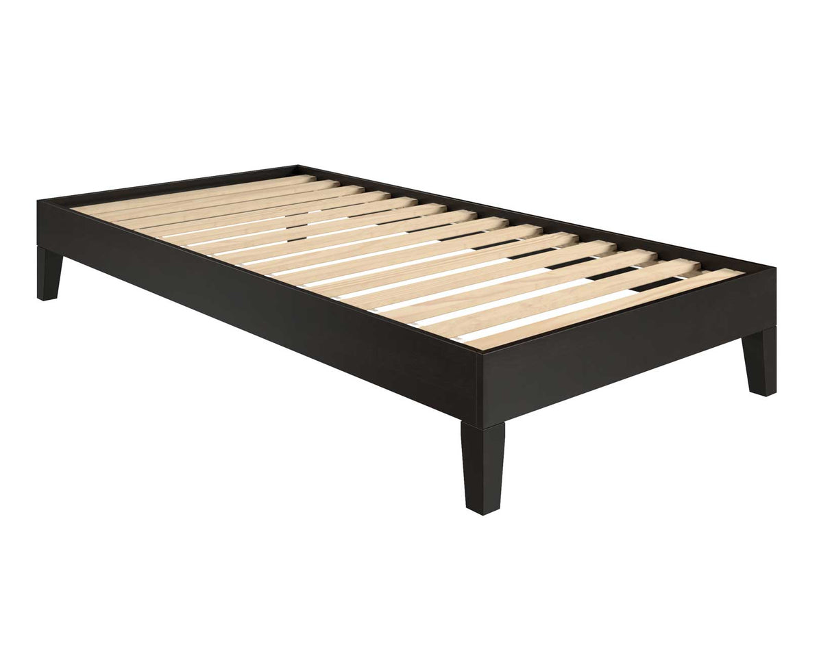 Nix Twin Platform Bed, Black from Steve Silver - Luna Furniture