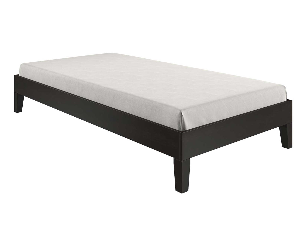 Nix Twin Platform Bed, Black from Steve Silver - Luna Furniture