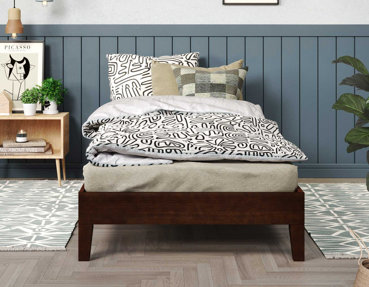 Nix Twin Platform Bed, Natural from Steve Silver - Luna Furniture