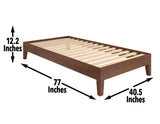 Nix Twin Platform Bed, Natural from Steve Silver - Luna Furniture