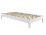 Nix Twin Platform Bed, White from Steve Silver - Luna Furniture