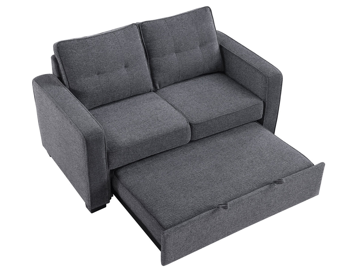 Noah Convertible Sleeper Loveseat, Gray - NOA800GL