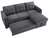 Noah Flippable, Convertible Storage Sleeper Chofa, Gray from Steve Silver - Luna Furniture