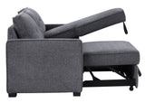 Noah Flippable, Convertible Storage Sleeper Chofa, Gray from Steve Silver - Luna Furniture