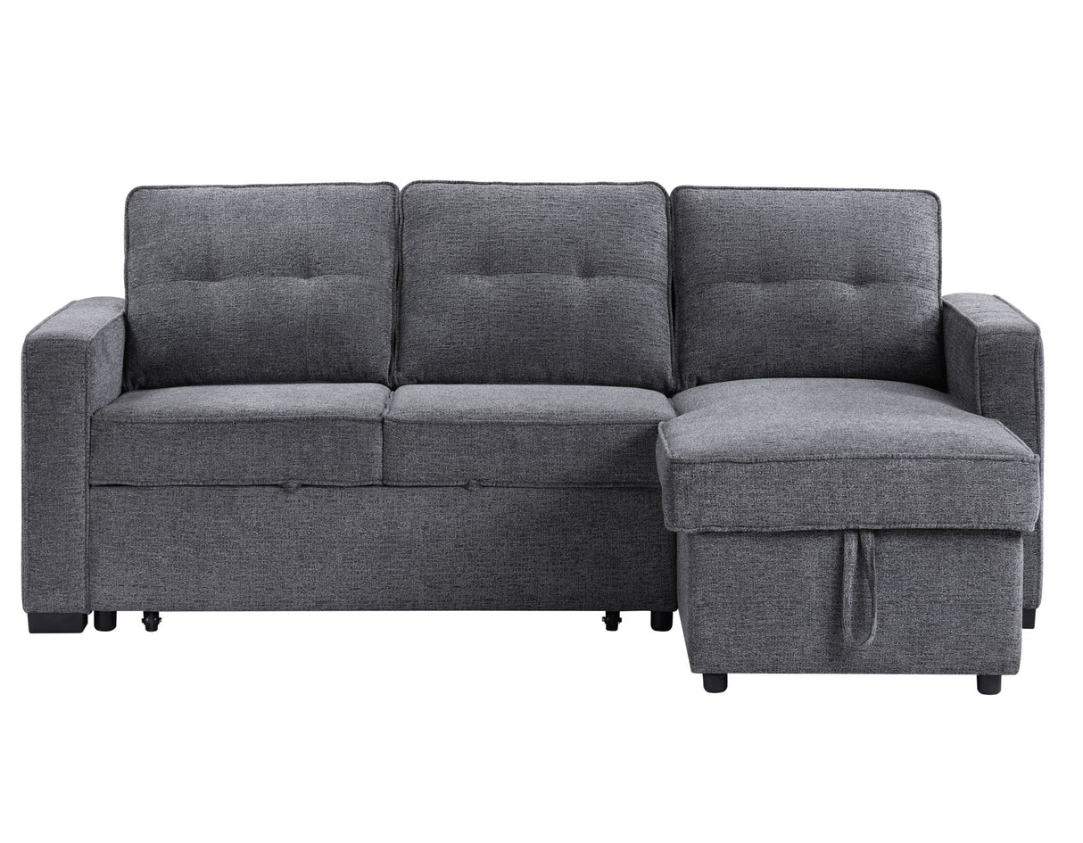 Noah Flippable, Convertible Storage Sleeper Chofa, Gray from Steve Silver - Luna Furniture