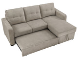 Noah Flippable, Convertible Storage Sleeper Chofa, Tan from Steve Silver - Luna Furniture