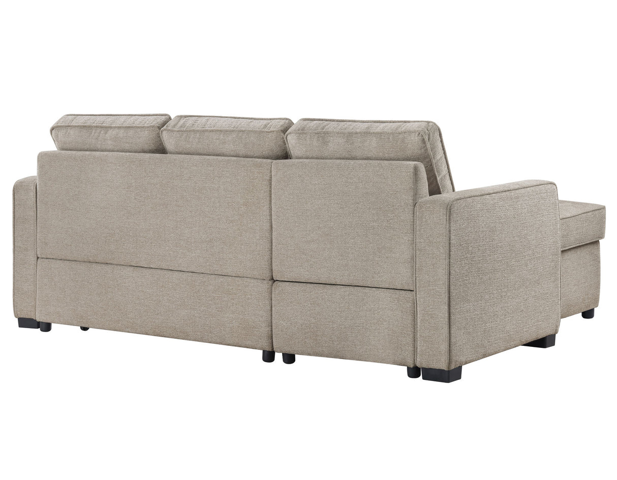 Noah Flippable, Convertible Storage Sleeper Chofa, Tan from Steve Silver - Luna Furniture