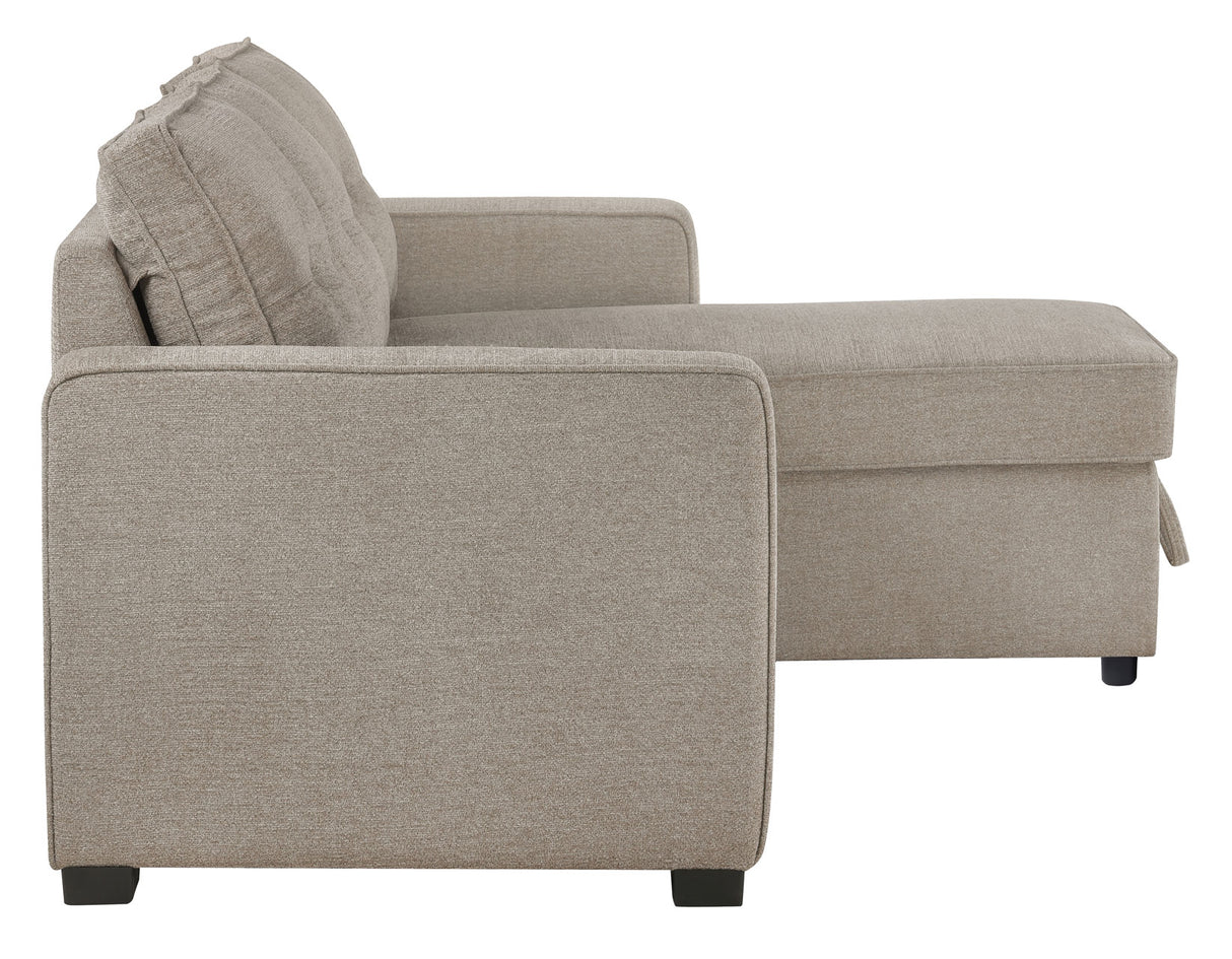 Noah Flippable, Convertible Storage Sleeper Chofa, Tan from Steve Silver - Luna Furniture