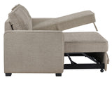 Noah Flippable, Convertible Storage Sleeper Chofa, Tan from Steve Silver - Luna Furniture