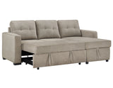 Noah Flippable, Convertible Storage Sleeper Chofa, Tan from Steve Silver - Luna Furniture