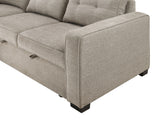 Noah Flippable, Convertible Storage Sleeper Chofa, Tan from Steve Silver - Luna Furniture