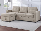 Noah Flippable, Convertible Storage Sleeper Chofa, Tan from Steve Silver - Luna Furniture