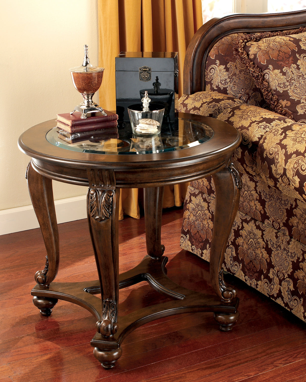 Norcastle 2 End Tables in Dark Brown from Ashley - Luna Furniture